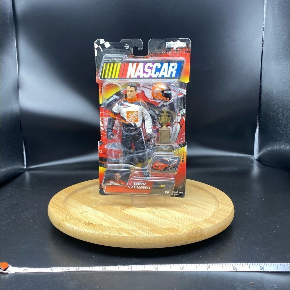 COPY - 2003 limited edition Tony Stewart officially licensed NASCAR figurine NI…